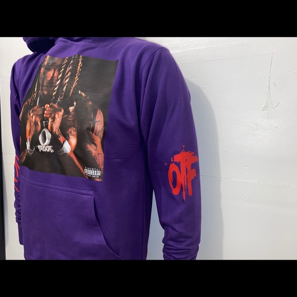 King Von Welcome to The O Purple Hoodie Unisex New - Picture 6 of 6